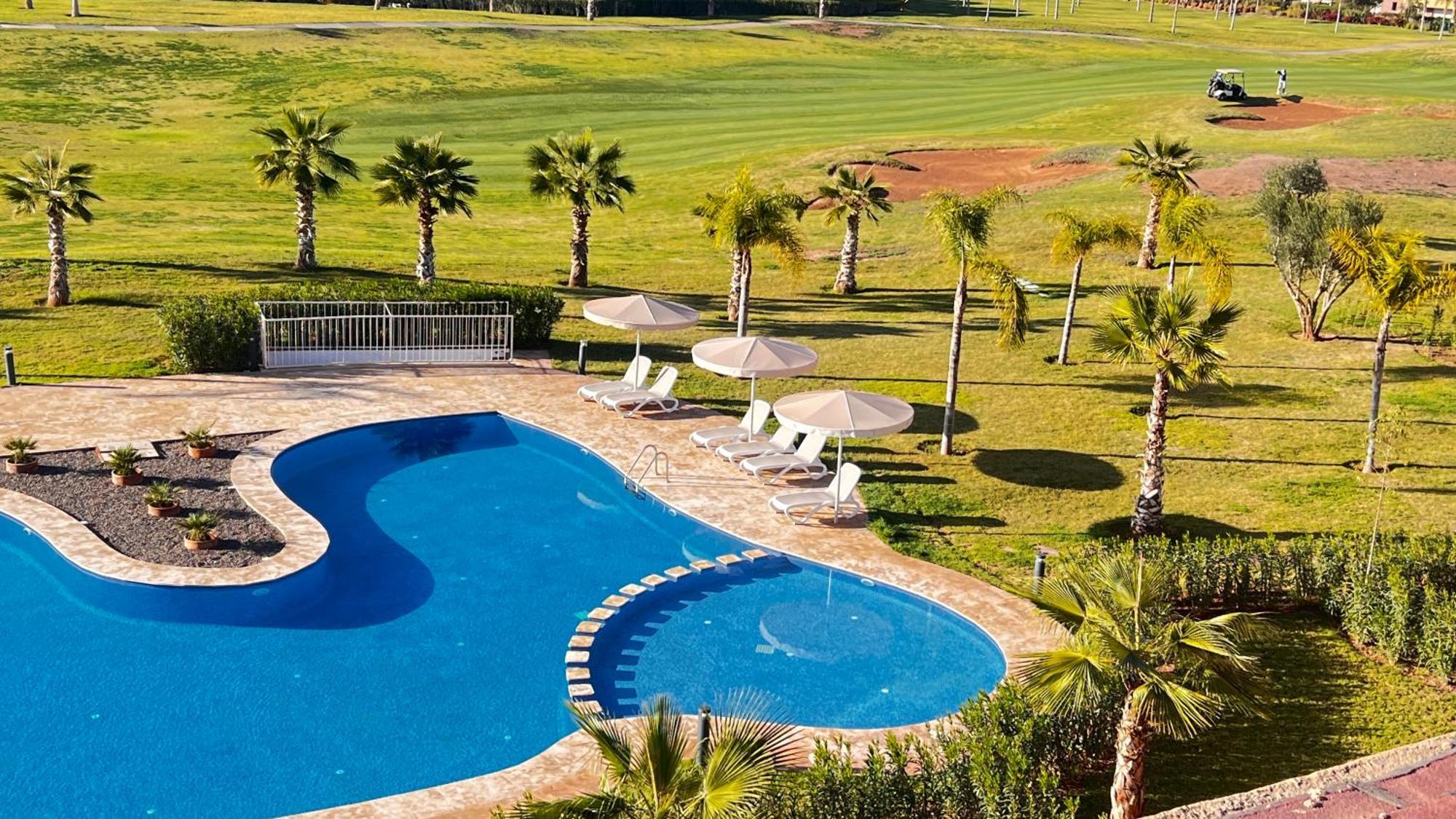 Appartement De Luxe Avec Jardin Vue Sur La Piscine Golf Securise 24H Sur 24 A 5 Minutes De L Aeroport Marrákes Kültér fotó